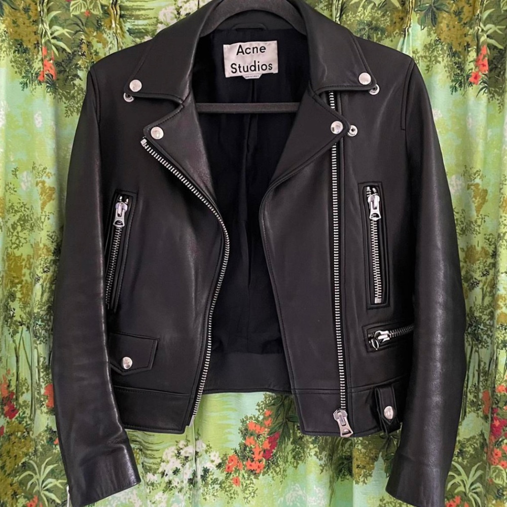 Acne Studios mock leather jacket